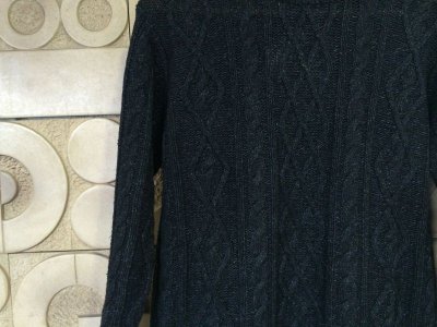 画像1: {再入荷}　original blues オリジナルブルース　aran cable knit アランニット