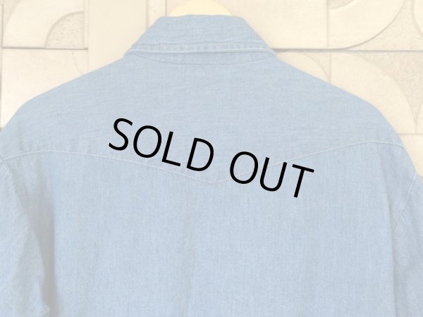 画像10: ６０’ｓ〜７０’ｓ　vintage denim shirt　（オールドデニムウエスタンシャツ） (10)