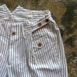 画像2: 　TATAMIZE（タタミゼ）　　　　ストライプワークパンツ　　　　　　cotton short pants (2)