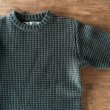 画像2: Island knit works（アイランドニットワークス）　waffle knit shirt　　militarygreenカラー (2)