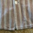 画像5: euro vintage‼　レディースボックスパジャマシャツ　　織模様　 (5)