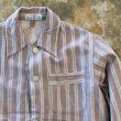 画像2: euro vintage‼　レディースボックスパジャマシャツ　　織模様　 (2)