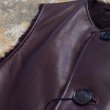 画像5: Nigel cabourn（ナイジェルケーボン）　          Horse Leather Reversible Vest　　　Dark Brownカラー (5)
