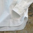 画像5: UNITUS（ユナイタス）　　collarless pullover shirt　　　100％cotton/Whiteカラー (5)