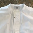 画像3: UNITUS（ユナイタス）　　collarless pullover shirt　　　100％cotton/Whiteカラー (3)