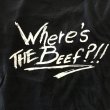 画像3: ８０’ｓ　゛Where's THE Beef ?!!゛Message Tee　　　Blackカラー (3)