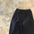 画像2: Kelen（ケレン）　　High-waist Tuck wide Trousers　　　Blackカラー (2)