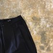画像3: Kelen（ケレン）　　High-waist Tuck wide Trousers　　　Blackカラー (3)