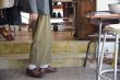 画像14: Kelen（ケレン）　　High-waist Tuck wide Trousers　　　カラー...khaki (14)