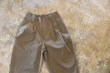 画像3: Kelen（ケレン）　　High-waist Tuck wide Trousers　　　カラー...khaki (3)