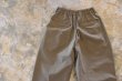 画像9: Kelen（ケレン）　　High-waist Tuck wide Trousers　　　カラー...khaki (9)