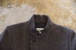 画像3: Hackney Union Workhouse　　　゛Stand collar Tweed Coat゛　　　Dark.brownカラー (3)