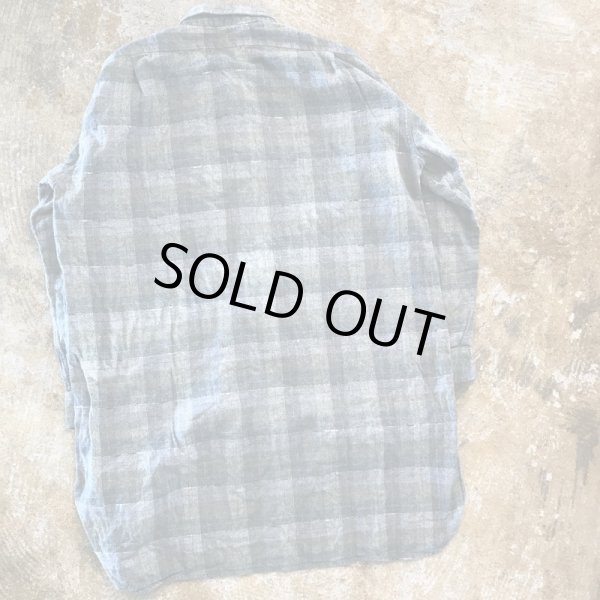 画像9: ＊vintage＊　　゛Grandpa check shirt゛ フランネルプルオーバーシャツ (9)