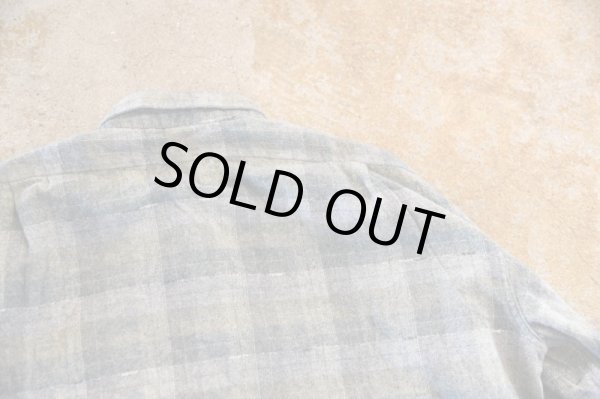 画像10: ＊vintage＊　　゛Grandpa check shirt゛ フランネルプルオーバーシャツ (10)