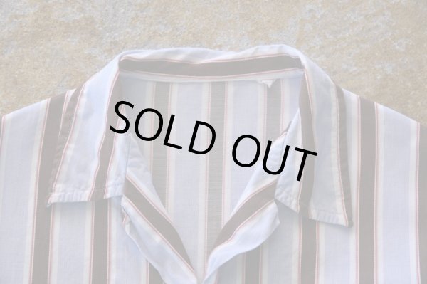 画像3: OLD ITEM　　　　　　　　　゛Sleeping Shirt゛　　　　　　　　　　Cotton Stripe (3)