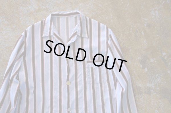 画像2: OLD ITEM　　　　　　　　　゛Sleeping Shirt゛　　　　　　　　　　Cotton Stripe (2)