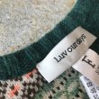 画像17: 　LUVOURDAYS　　　　　　　　゛KICORI゛ Patchwork Pullover Knit　　　　　　　Greenカラー (17)