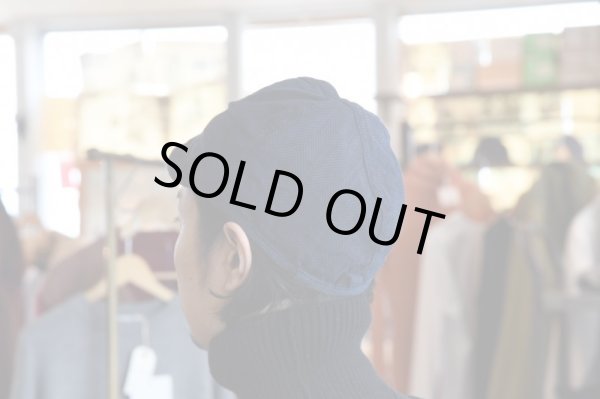 画像7: TATAMIZE　　　　　　　　　゛WORK CAP゛リネンヘリンボン　　　　　　　　　　Navy、Oliveカラー (7)