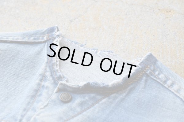 画像3: OLD ITEM　　　　　　　　　　　゛DAMAGE DENIM JACKET゛　　　　　　　　　　　Good Moodカラー (3)