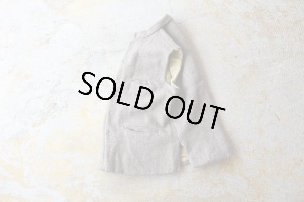 画像9: OLD ITEM　　　　　　　〝WOOL VEST〝　　　　　　　　　　Greyカラー (9)