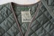 画像3: OLD ITEM　　　　　　　〝Quilting Liner Jacket〝　　　　　　　　　military Greenカラー (3)