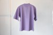 画像6: UNITUS　　　　　　　　　〝Mock Neck Tshirt〝　　　　　　　　　　Purpleカラー (6)
