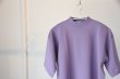 画像3: UNITUS　　　　　　　　　〝Mock Neck Tshirt〝　　　　　　　　　　Purpleカラー (3)