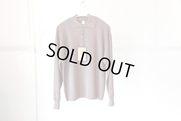 画像1: KAPTAIN SUNSHINE　　　　　　　　　　〝Polo Collar Sweater〝　　　　　　　　　　Light.Brown (1)