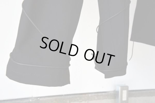 画像5: anknown　　　　　　　　　〝TUCK紐PANTS〝　　　　　　　　　　Black denim (5)