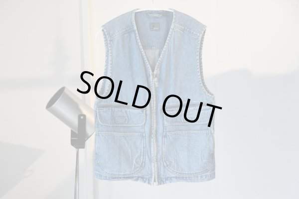 画像1: OLD ITEM　　　　　　　　〝DENIM VEST〝　　　　　　　　　　L (1)