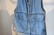 画像2: OLD ITEM　　　　　　　　〝DENIM VEST〝　　　　　　　　　　L (2)