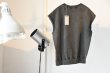 画像8: 1000S　　　　　　　　　〝UNEVENNESS CUTOFF SWEAT〝　　　　　　　　INK BLACK (8)