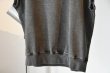 画像5: 1000S　　　　　　　　　〝UNEVENNESS CUTOFF SWEAT〝　　　　　　　　INK BLACK (5)