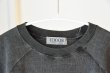 画像2: 1000S　　　　　　　　　〝UNEVENNESS CUTOFF SWEAT〝　　　　　　　　INK BLACK (2)