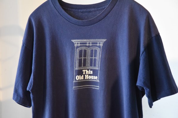 画像1: OLD ITEM　　　　　　　〝This Old House Tee〝　　　　　　　　　　　Navy (1)