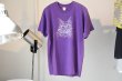 画像2: OLD ITEM　　　　　　　〝DAMAGE CAT Tee〝　　　　　　　　　　　purple (2)