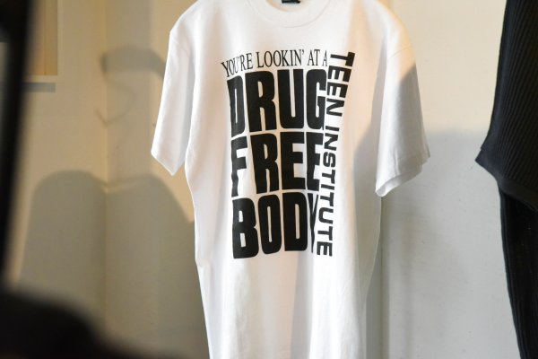画像1: OLD ITEM　　　　　　　　　〝DRUG FREE TEE〝　　　　　　　　　　　White (1)