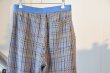 画像7: COOHEM　　　　　　　　〝MADRAS TWEEDY KNIT PANTS〝　　　　　　　　SAX (7)