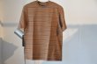 画像4: YONETOMI　　　　　　　　〝GARMENT DYED RANDOM BORDER T-SHIRT〝　　　　　　　　　３カラー (4)