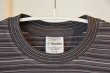 画像13: YONETOMI　　　　　　　　〝GARMENT DYED RANDOM BORDER T-SHIRT〝　　　　　　　　　３カラー (13)