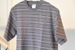 画像14: YONETOMI　　　　　　　　〝GARMENT DYED RANDOM BORDER T-SHIRT〝　　　　　　　　　３カラー (14)