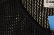 画像1: YONETOMI　　　　　　　　　〝COTTON SUKASHI KNIT V/T〝　　　　　　　　　　　BLACK (1)