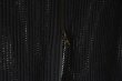 画像6: YONETOMI　　　　　　　　　〝COTTON SUKASHI KNIT V/T〝　　　　　　　　　　　BLACK (6)