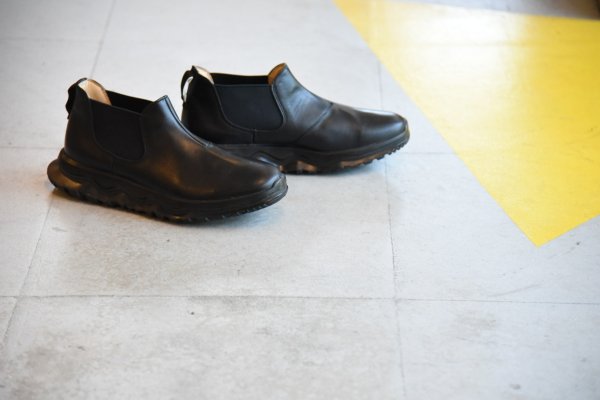 画像2: ＳＰＸＸ　　　　　　　〝サイドゴアレザースニーカー〝　　　　　　　　　　ＢＬＫ (2)