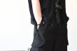画像11: YONETOMI　　　　　　　　　〝COTTON SUKASHI KNIT V/T〝　　　　　　　　　　　BLACK (11)