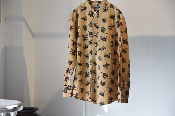 画像5: OLD ITEM　　　　　　　　　〝カモ柄B.Dシャツ〝　　　　　　　　　　細コーデュロイ (5)