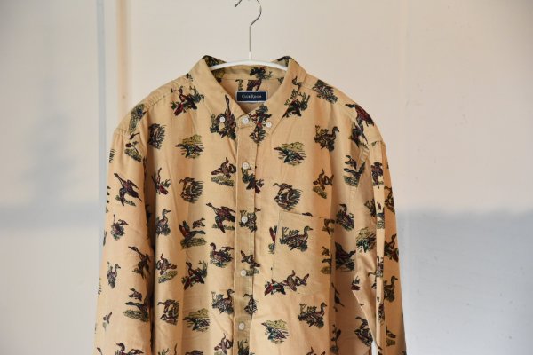 画像2: OLD ITEM　　　　　　　　　〝カモ柄B.Dシャツ〝　　　　　　　　　　細コーデュロイ (2)