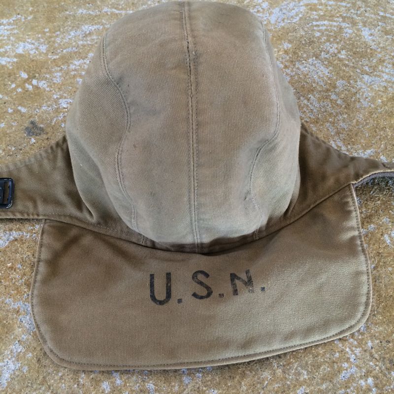 USN、US NAVY 1940年代　WW2 デッキキャップ　ヴィンテージ